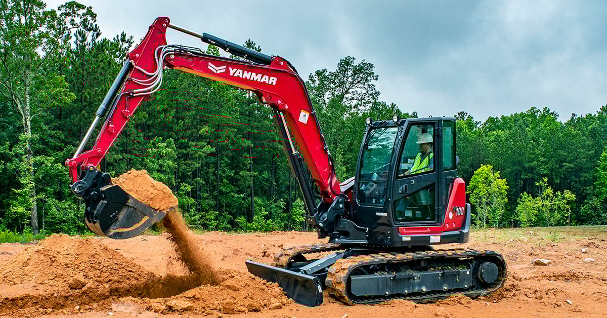 Meet Yanmar’s Largest Mini Excavators ViO801A & SV1002A Supply